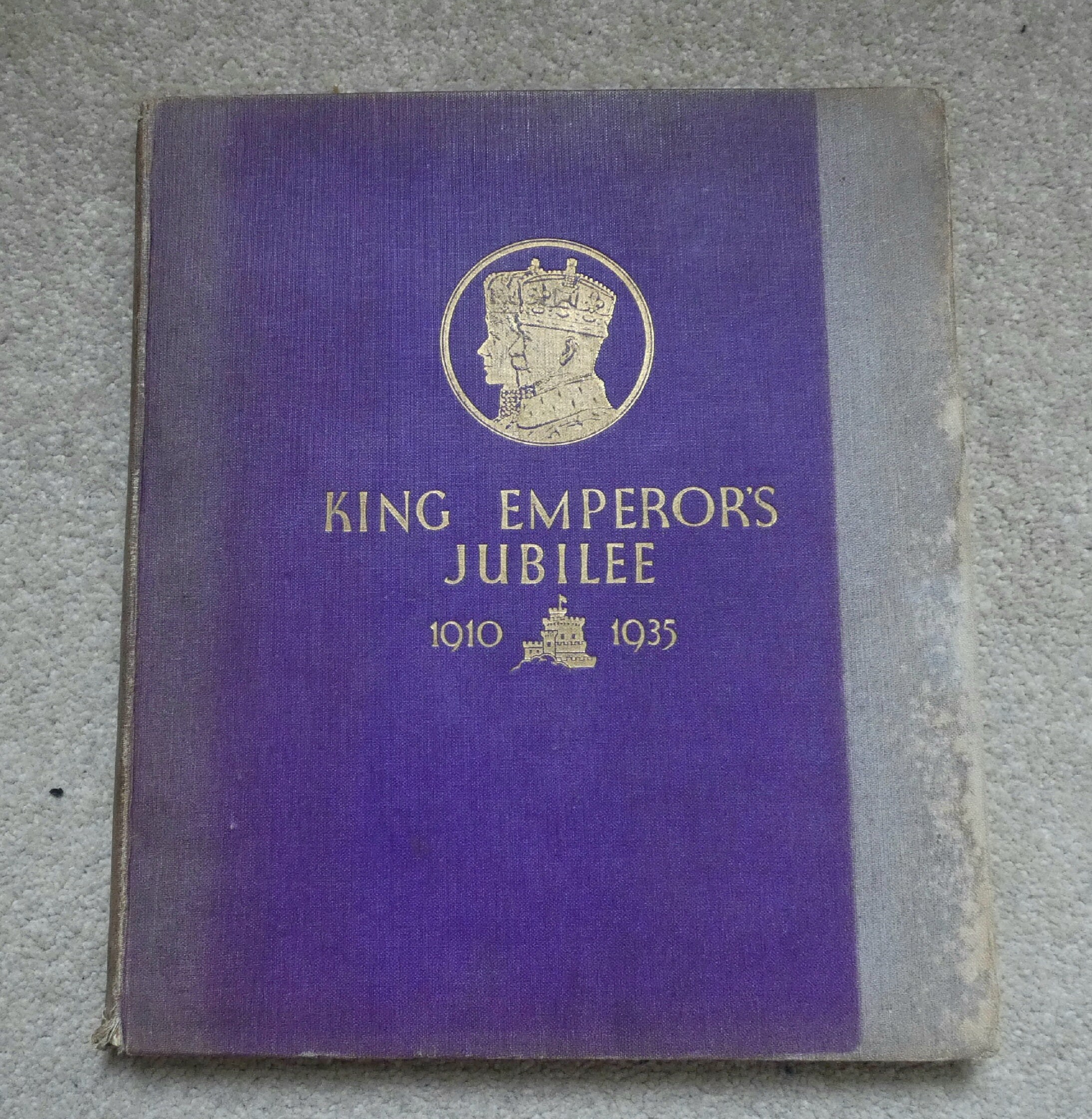 King Emperor's jubilee 1910/ 1935 memorabilia book Etsy