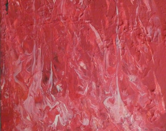 Magma , artwork in acrylics on stretched canvas , varnished and signed by lauraartist68, ready to be hang