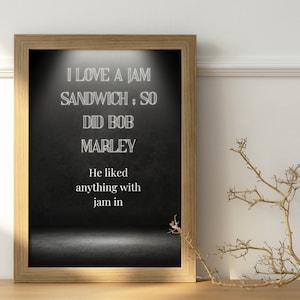 Bob Marley humor pdf music wall png bob Marley jam sandwich bob Marley large print English humor bob Marley poster vector art vector image