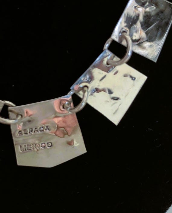 Abalone shell tile necklace handcrafted from Taxc… - image 5