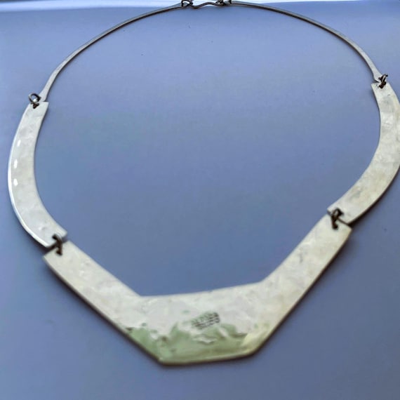 Handcrafted Aztec design style abalone shell neck… - image 2