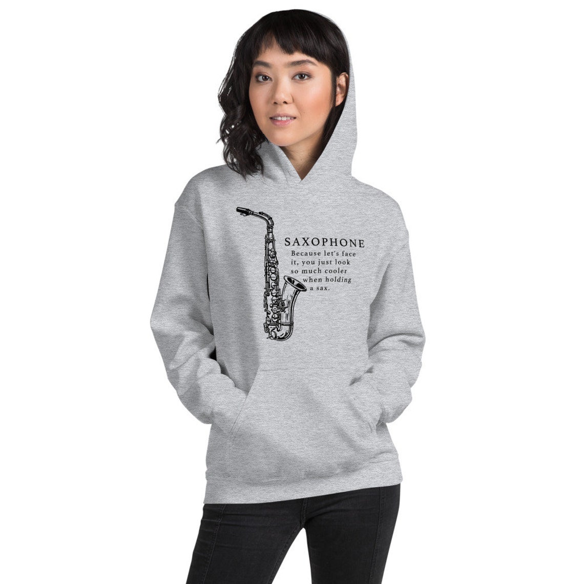 Funny Saxophone Hoodie Saxophonist Hoodie Saxophonist Gift Etsy
