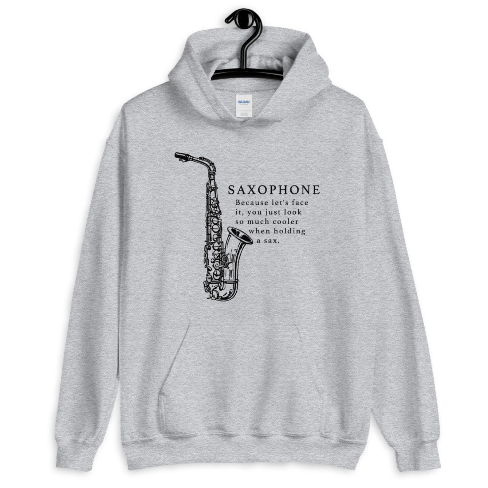 Funny Saxophone Hoodie Saxophonist Hoodie Saxophonist Gift Etsy