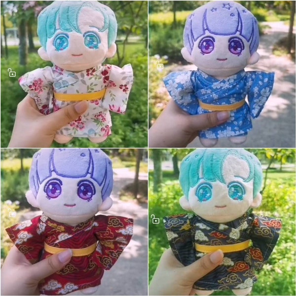 20CM KPOP Dolls Clothes Clothing Inspired Original Doll Design Anime Cute Lavender Baby Teal Baby