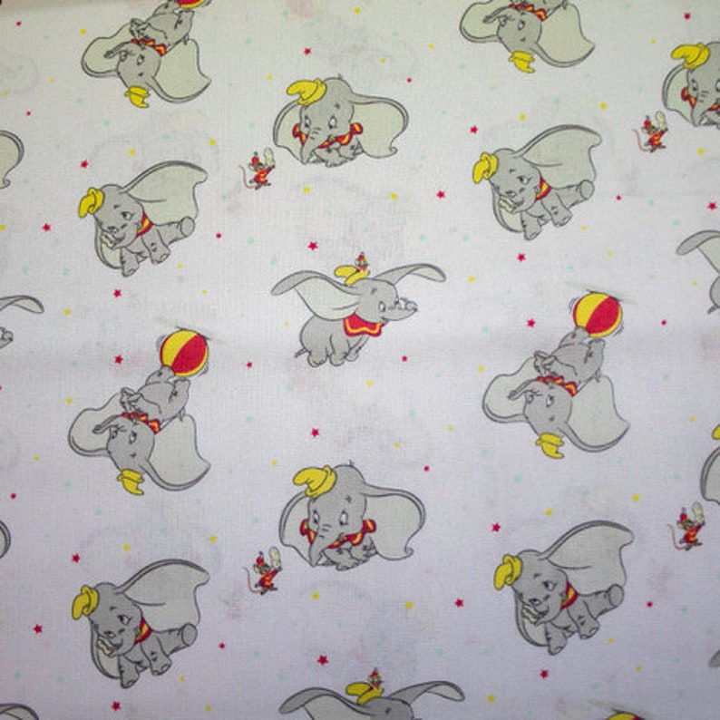Material Kids Fabric DISNEY Cotton Fabric Quilting DUMBO Fabric