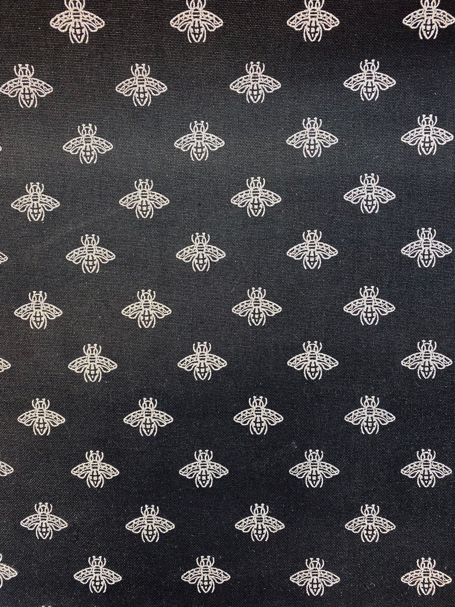 LV Mini Monogram Fabric Gold on Black – FabricViva