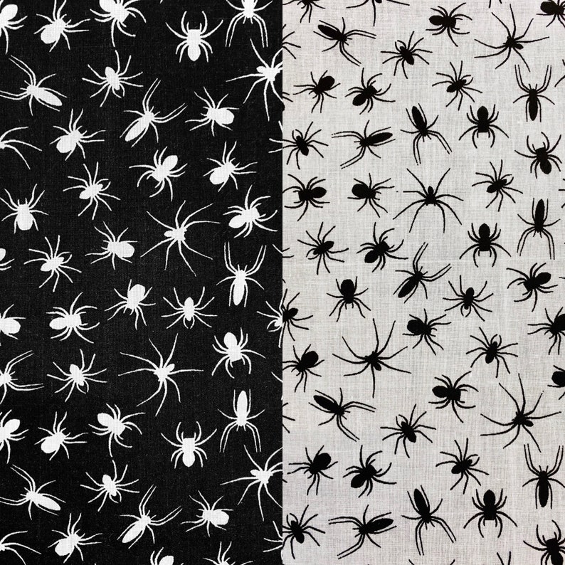 Costume Horror Halloween SPIDER Fabric Fancy Dress 100/% Polycotton Sewing Quilting