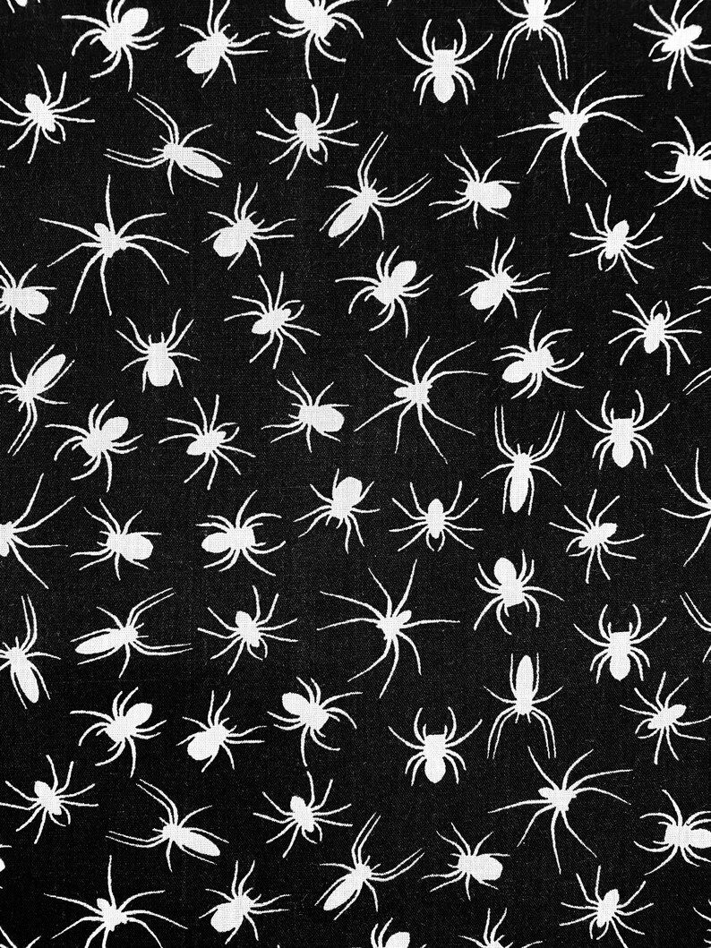 Costume Horror Halloween SPIDER Fabric Fancy Dress 100/% Polycotton Sewing Quilting