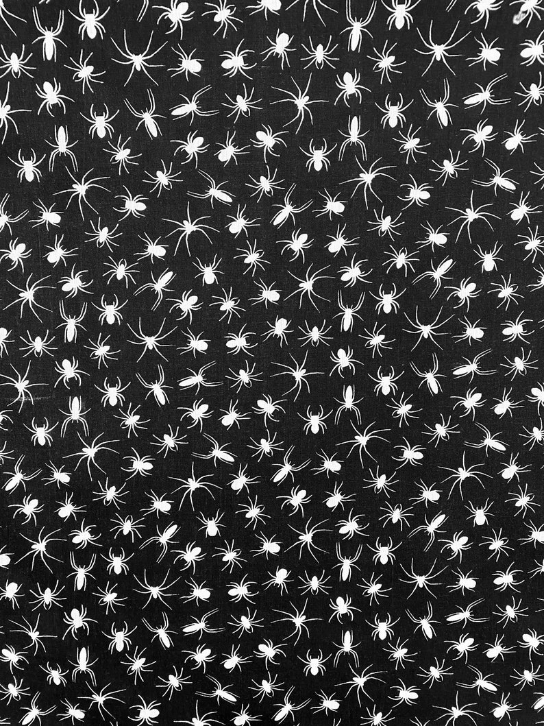Costume Horror Halloween SPIDER Fabric Fancy Dress 100/% Polycotton Sewing Quilting