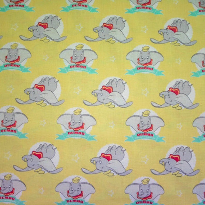 Material Kids Fabric DISNEY Cotton Fabric Quilting DUMBO Fabric