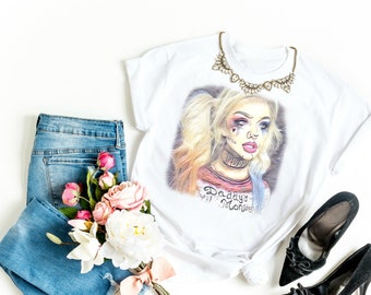 harley quinn shirt etsy