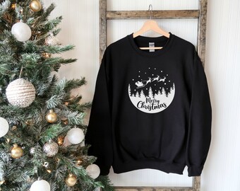 Christmas Sweatshirt - Etsy UK