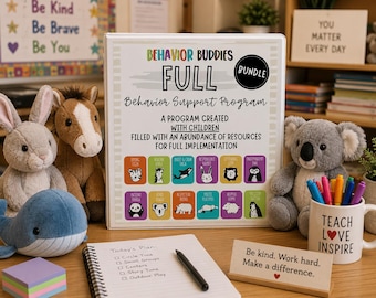 New!! Behavior Buddies FULL Bundle | Good Human Project | Editable