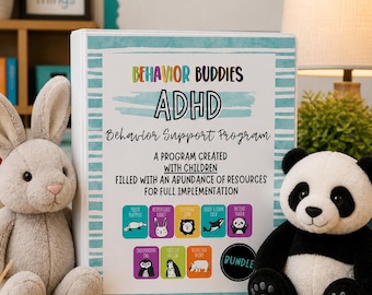 New!! Behavior Buddies ADHD Bundle | Good Human Project | Editable
