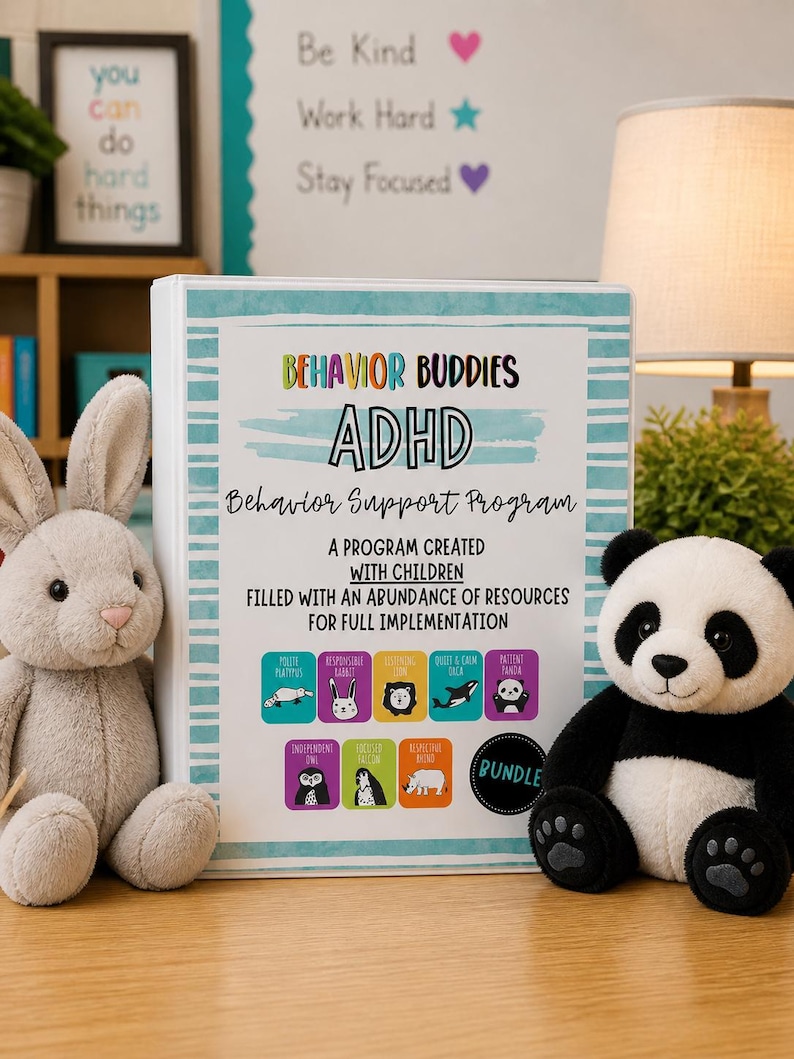 New!! Behavior Buddies ADHD Bundle | Good Human Project | Editable - Etsy