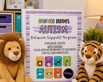 New!! Behavior Buddies AUTISM Bundle | Good Human Project | Editable