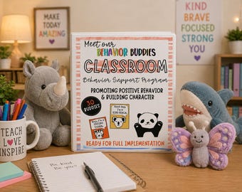 New!! Behavior Buddies CLASSIC Bundle | Good Human Project | Editable