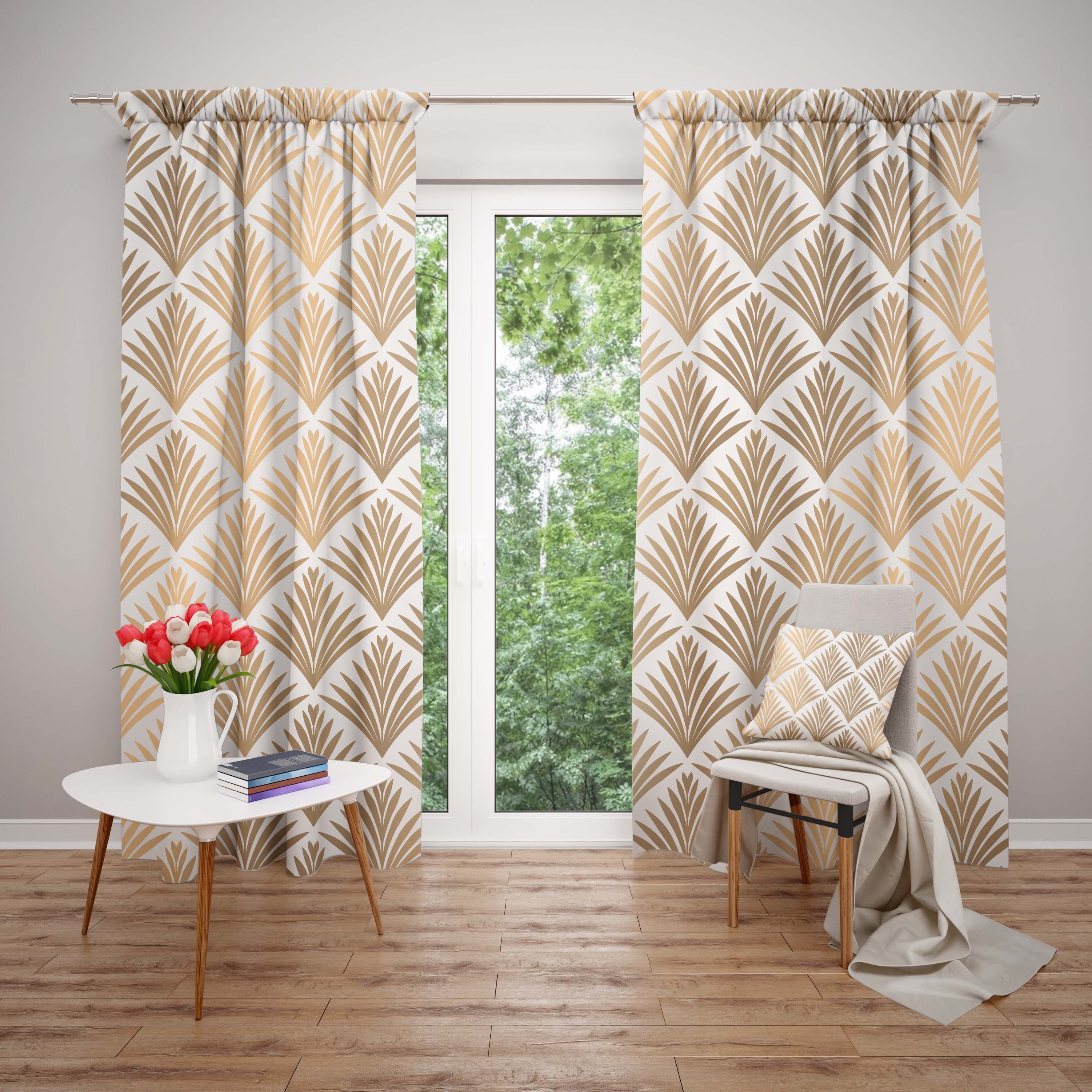 kexinda Short Window Sheer Curtains Valance Living Room Feather Embroidered Voile Rod Pocket Curtain Drapes for Dining Room 