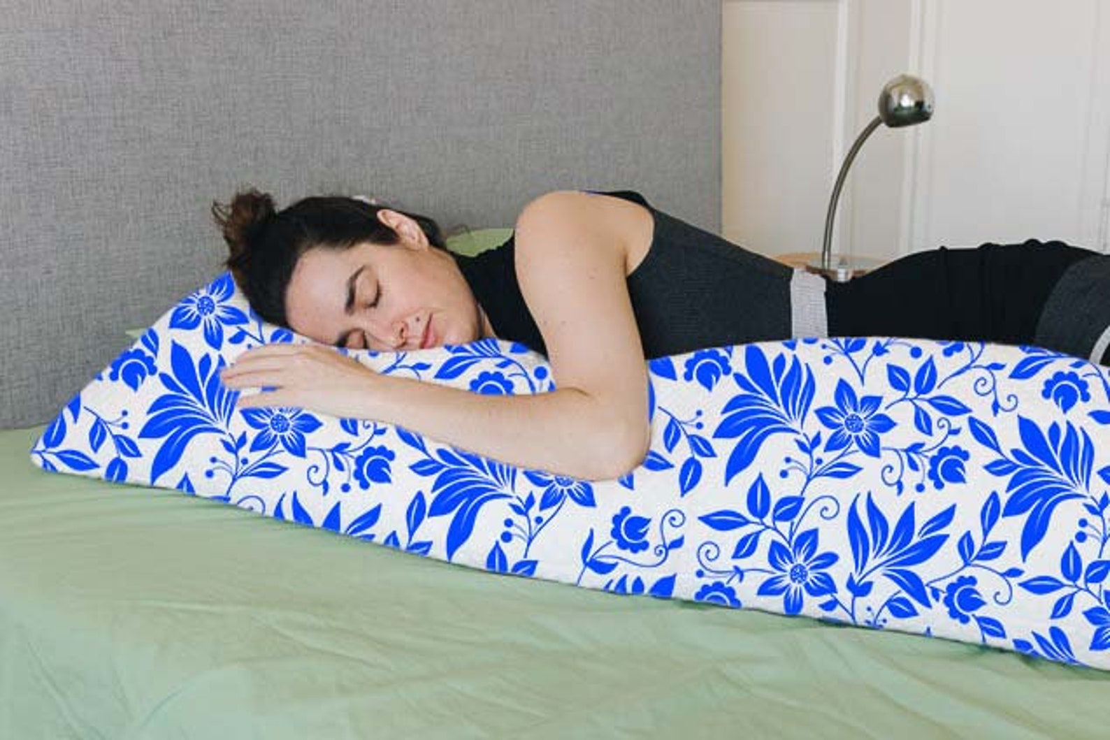 Blue Body Pillow Bed Body Pillow Lumber Pillow Cover Body Pillow Case