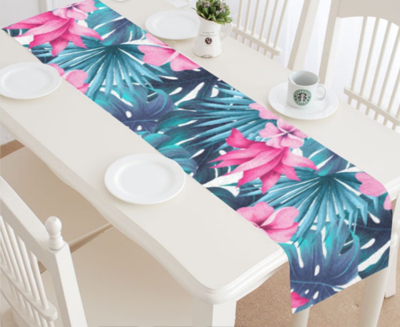 Quilted Table Runner Farmhouse Kitchen Table Runner Boho Etsy