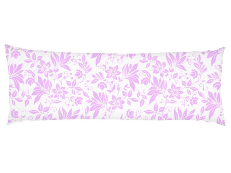 Lavender Body Pillow Cover Purple Body Pillow Sofa Long Etsy