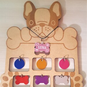 Chapas Personalizadas para Mascotas | Diseño Friki y Detalles Bonitos | Grabado con Número Detrás