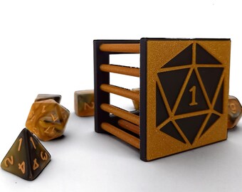 Dice Jail, role-playing game, dice, Dice box, accessory for role-playing games and board games, dice jail