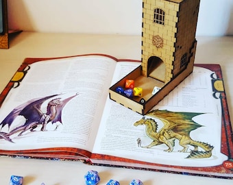 Dicetower, Dice box, Rol dice, Dungeons and dragons, Cthulhu, Role accessories