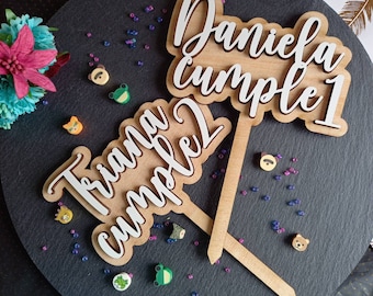 Topper for birthday, birthday party decoration, cake, events and parties