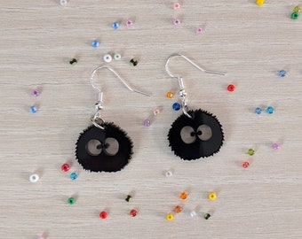 Susuwatari Ghibli, Black Monsters, Cute Earrings, Geek Girl, Kawaii Gift