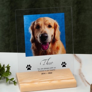 Dog Memorial Gift, Personalized Dog Gift, Custom Dog Portrait, Pet Loss Gift for Dogs, Lost Dog Bereavement Remembrance Gift Sympathy