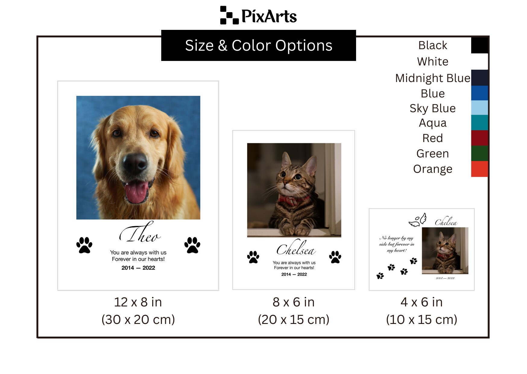 Pet Memorial Gift Personalized Pet Gift Custom Pet Portrait Etsy