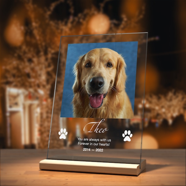 Dog Memorial Gift, Personalized Dog Gift, Custom Dog Portrait, Pet Loss Gift for Dogs, Lost Dog Bereavement Remembrance Gift Sympathy