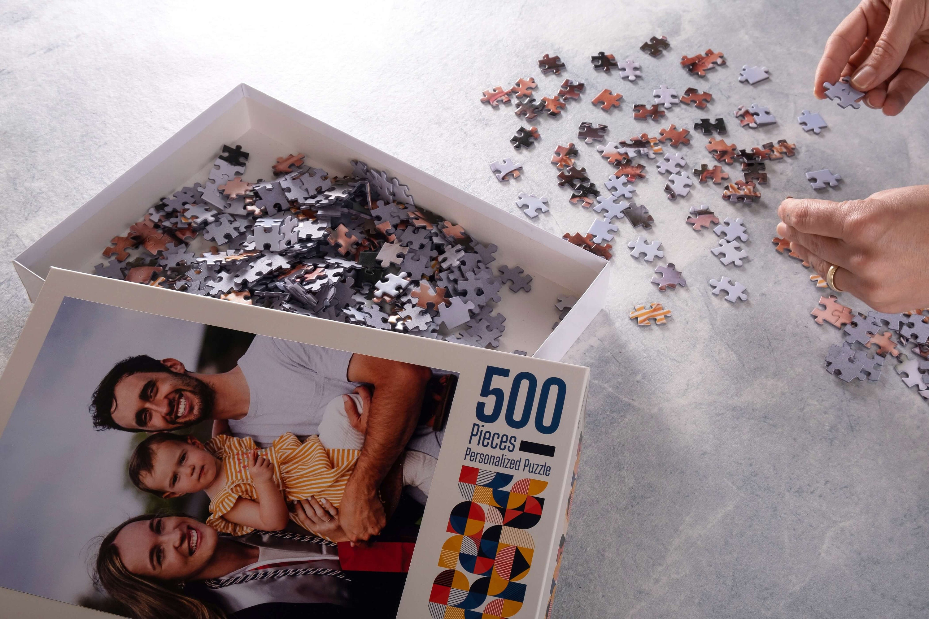 Custom Photo Puzzle 500 Pieces – Personalized Jigsaw From Your Pictures, Great Gift For Birthdays, Weddings & Holidays - View #11