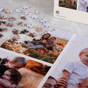 Personalized Photo Collage Puzzle, Custom Jigsaw Puzzle  1000 Pieces with Box Almost Complete