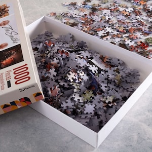 Personalized Photo Puzzle Family Gift 1000 Pieces Puzzle Open Box