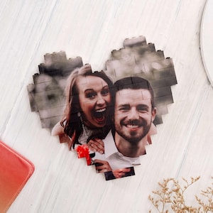 Custom Photo Block Building Brick Christmas Gift, Personalized Brick Puzzle Main Picture