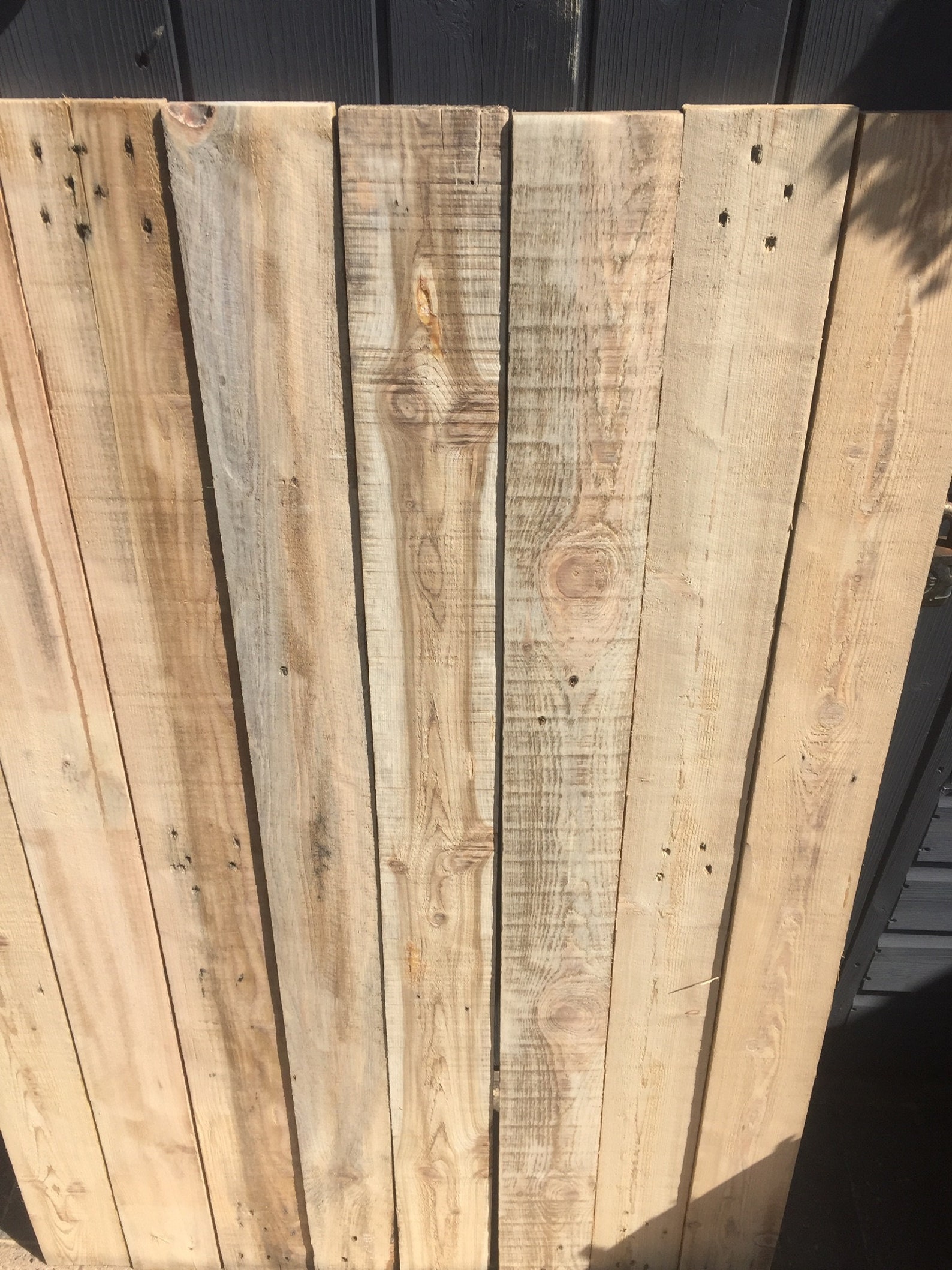 Sanded Reclaimed Pallet Cladding 1 Sq Meter Etsy UK