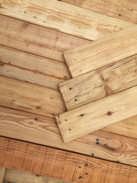 reclaimed pallet wood Cladding/flooring /van conversions sanded oil finish 1sqm 