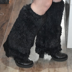 Faux Fur Boot Covers/ Leg Warmers - Super Soft Texture Dancewear