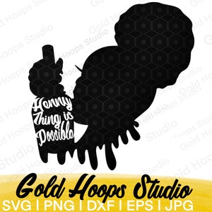 Henny Thing Nice SVG, Hennessy Sayings, Alcohol sayings, Liquor sayings, Henny Thing is Possible SVG, Henny Sayings, Henny Drinkers
