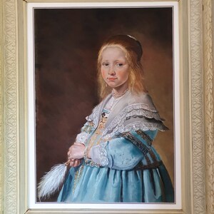 Meisje in het blauw Girl in blue image 2