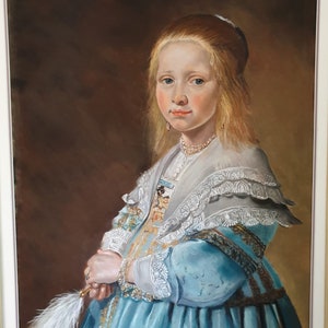 Meisje in het blauw Girl in blue image 1