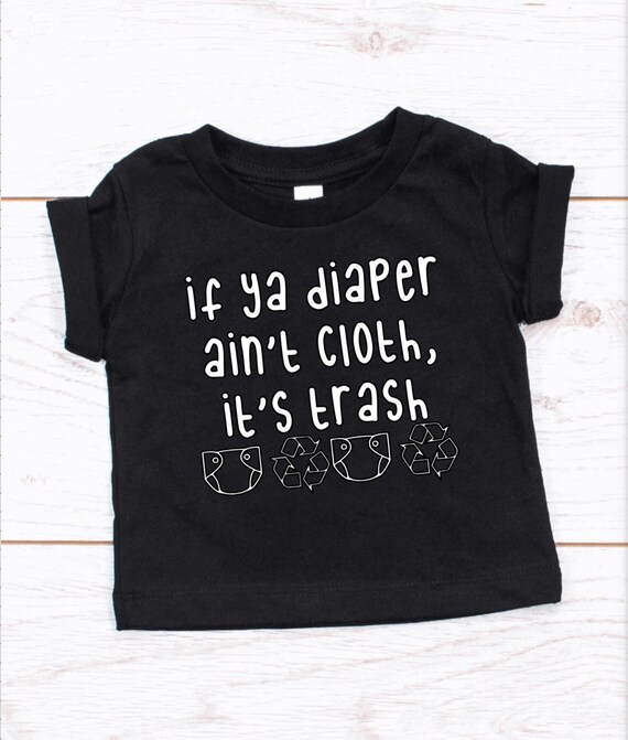 Cloth Diaper tee | Etsy