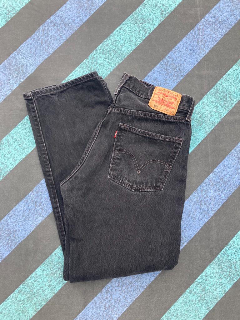 00s Levi's flared denim black Y2K メキシコ製 00s Levi's メキシコ製 550 ブラックデニムパンツ フェード W31