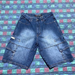 Stussy Rough & Rugged Denim Baggy Jorts - Etsy Stussy Rough & Rugged Denim Baggy Jorts - Etsy