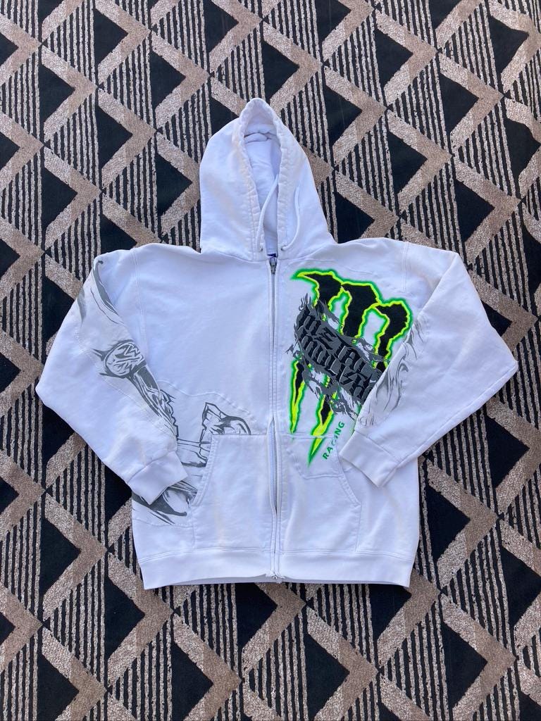 Mens Monster Drink Jumper HOT Men's Fashion Monster Energy Sweater
