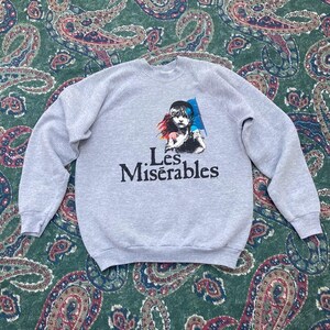 Vintage Les Miserables Sweatshirt - Etsy Vintage Les Miserables Sweatshirt - Etsy