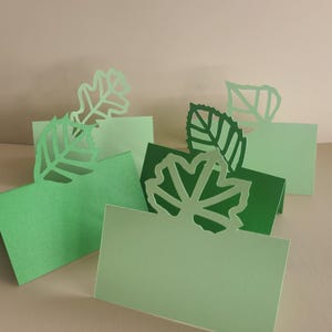 Hochzeit Blätter Teil zwei Tischkarten SVG-Vorlagen, Digital Cut Files