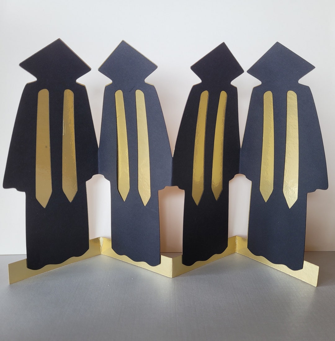 Graduation Robe Paper Chains SVG, DIY Cut Digital Files for Cricut ...